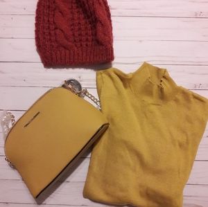 Forever 21 yellow mustard turtleneck